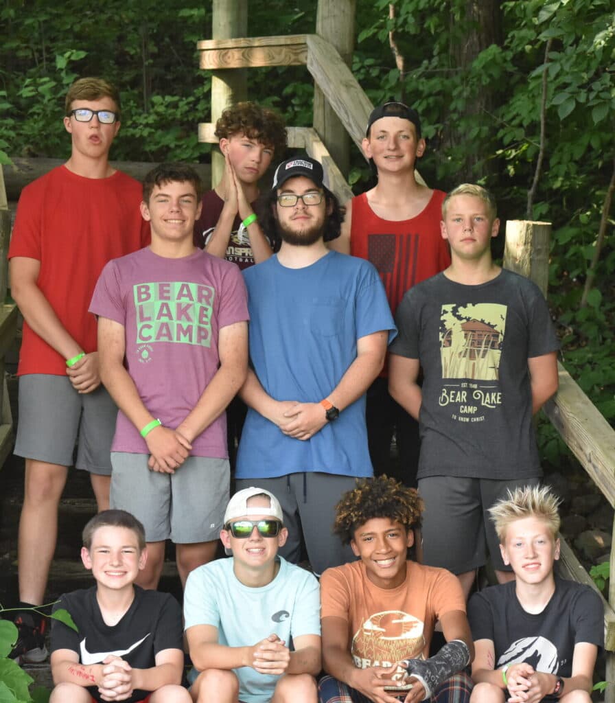 L.I.T. Counselor mentoring high school leaders